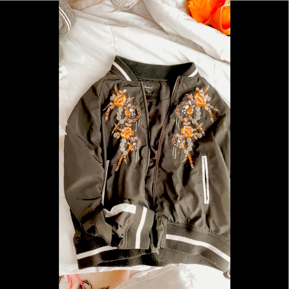 Cherry Blossom Bomber Jacket